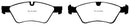 EBC 06 Mercedes-Benz E500 5.0 4-Matic Redstuff Front Brake Pads