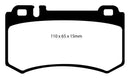 EBC 03-06 Mercedes-Benz CL55 AMG 5.4 Supercharged Yellowstuff Rear Brake Pads