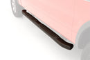 Lund 07-17 Chevy Silverado 1500 Ext. Cab (Excl. 11-17 Diesel Model) 5in. Oval Bent Nerf Bars - Black