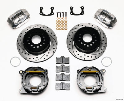 Wilwood Forged Dynalite P/S P-B Kit Drilled Polished New Big Ford 2.36in Offset
