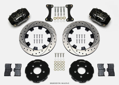 Wilwood Forged Dynalite Front Hat Kit 12.19in Drilled 00-04 PT Cruiser/03-04 SRT/4