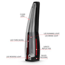 ANZO 2007-2014 Chevrolet Tahoe Led Taillights Red/Clear