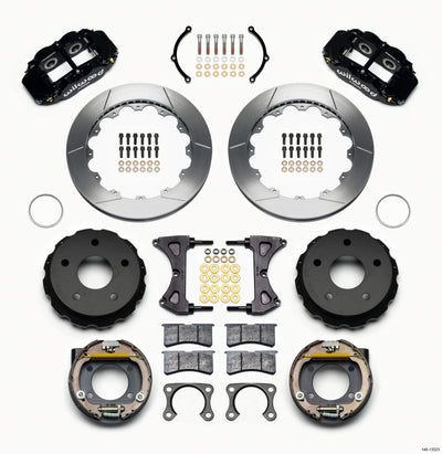 Wilwood Narrow Superlite 4R Rear P-Brk Kit 12.88in Big Ford 2.36in Off Bronco 5 x 5.50