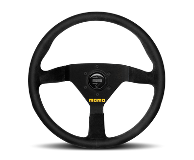 Momo MOD78 Steering Wheel 350 mm - Black Leather/Black Spokes