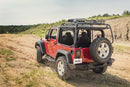 Rugged Ridge XHD Rear Bumper Textured Black 07-18 Jeep Wrangler