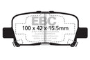 EBC 00-02 Acura MDX 3.5 Ultimax2 Rear Brake Pads