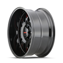 Mayhem 8110 Tripwire 20x9 / 8x165.1 BP / 0mm Offset / 130.8mm Hub Black w/ Prism Red Wheel
