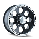 ION Type 174 16x8 / 6x139.7 BP / -5mm Offset / 106mm Hub Black/Machined Wheel