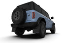 Rally Armor 21-25 Ford Bronco (Plstc Bmpr + RB - NO Rptr/Sprt) Blk Mud Flap w/Area Blue Logo