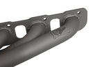 aFe Twisted Steel 304SS Short Header 15-22 Dodge Challenger SC V8-6.2L / 6.4L HEMI Titanium Coating