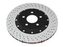 DBA 15-18 BMW M3 (w/Iron Rotors) Front 5000 Series Cross Drilled Rotor w/Silver Hat