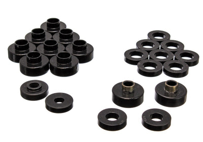 Energy Suspension CJ5-7 Body Mounts - Black