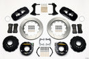 Wilwood AERO4 Rear P-Brake Kit 14.00in Small Ford 2.66in Offset