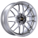 BBS RS-GT 20x8.5 5x120 ET15 Diamond Silver Center Diamond Cut Lip Wheel -82mm PFS/Clip Required