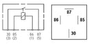 Hella Relay Mini Iso 4 Pole 12V Spst