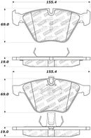 StopTech Street Touring 11-12 BMW Z4 (E86) Front Brake Pads
