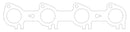 Cometic 91-01 Ford 4.6L SOHC / 99+ 5.4L Triton .030 inch MLS Exhaust Gaskets (Pair)