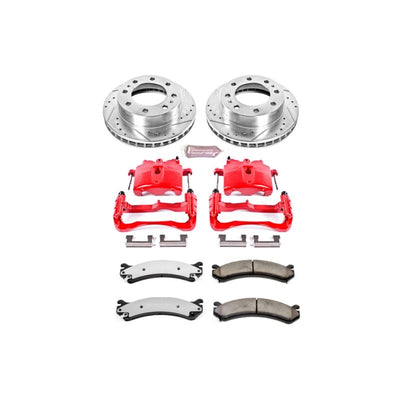 Power Stop 00-05 Cadillac DeVille Front Z36 Truck & Tow Brake Kit w/Calipers