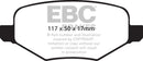 EBC 11-14 Ford Edge 2.0 Turbo Ultimax2 Rear Brake Pads