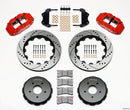 Wilwood Narrow Superlite 6R Front Hat Kit 14.00in Drilled Red 2004-2006 Pontiac GTO