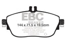 EBC 13+ Mercedes-Benz CLA250 2.0 Turbo Greenstuff Front Brake Pads