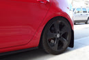 Rally Armor 15-21 MKVII VW Golf/GTI Black UR Mud Flap w/Grey Logo