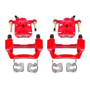 Power Stop 09-13 Subaru Forester Rear Red Calipers w/Brackets - Pair