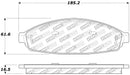 StopTech Sport Brake Pads w/Shims and Hardware - Front