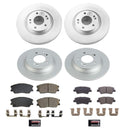 Power Stop 20-21 Kia Soul Front & Rear Z17 Coated Brake Kit