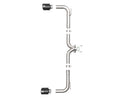 aFe Takeda 2-1/2in 304 SS Axle-Back Exhaust w/ Black Tip 14-18 Mazda 3 L4 2.0L/2.5L