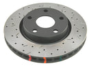 DBA 09 Pontiac G8 GXP V8 6.2L Rear Cross Drilled/Slotted 4000 XS Series Rotor - Black
