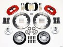 Wilwood Narrow Superlite 6R Front Hub Kit 12.88in Red Magnum Force Drop Spindle