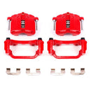Power Stop 00-03 Cadillac DeVille Rear Red Calipers w/Brackets - Pair