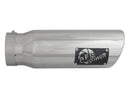 aFe Diesel Exhaust Tip Bolt On Polished 4in Inlet x 5in Outlet x 15in