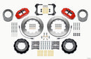 Wilwood Narrow Superlite 4R Front Hat Kit 14.00in Red 76-77 Ford Bronco Dana 44 w/Lines