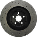 StopTech 13-18 Lexus GS350 Slotted & Drilled Front Right Rotor