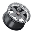 Weld 17x11 Ventura 6 Beadlock 6x127 ET36 BS7.375 Gloss BLK MIL DIA 78.1