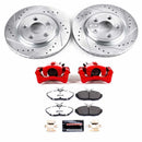 Power Stop 02-05 Ford Thunderbird Rear Z26 Street Warrior Brake Kit w/Calipers