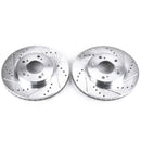 Power Stop 97-98 Acura Integra Front Evolution Drilled & Slotted Rotors - Pair