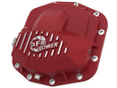 aFe Power Pro Series Front Differential Cover Red w/Machined Fins 18-19 Jeep JL (Dana M210)