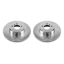 Power Stop 03-05 Land Rover Range Rover Front Evolution Drilled & Slotted Rotors - Pair