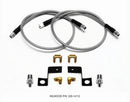 Wilwood Flexline Kit 30 inch -3 3/8-24 IF 1/8 NPT 90 Degree