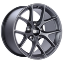 BBS SR 18x10 5x130 ET41 CB71.6 Satin Grey Wheel