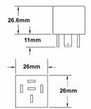 Hella Relay 12V 20/40A Spdt Res Sld