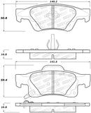 StopTech Performance 11-17 Dodge Durango Rear Brake Pads