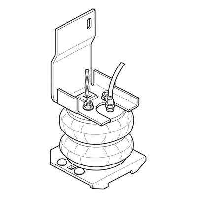 Firestone Ride-Rite Air Helper Spring Kit Rear 1992+ Ford E350 Cutaway (W217602061)