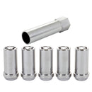 McGard Wheel Lock Nut Set - 5pk. (Tuner / Cone Seat) 1/2-20 / 13/16 Hex / 1.60in. L. - Chrome