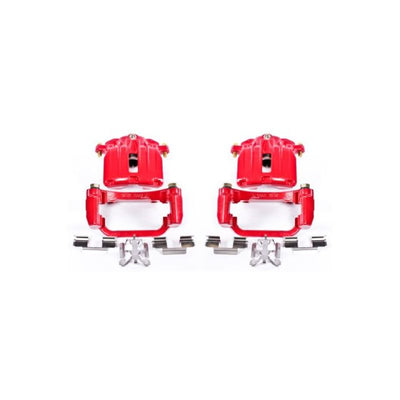 Power Stop 04-05 Cadillac DeVille Rear Red Calipers w/Brackets - Pair