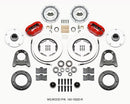 Wilwood Forged Dynalite-M Front Kit 10.75in Red 1950-1955 MG-TD/TF