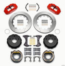 Wilwood Narrow Superlite 4R Rear P-Brk Kit 14.00in Red Small Ford 2.36in Off Bronco 5 x 5.50